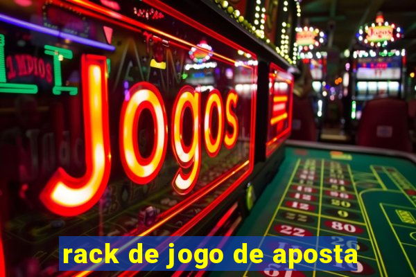 rack de jogo de aposta